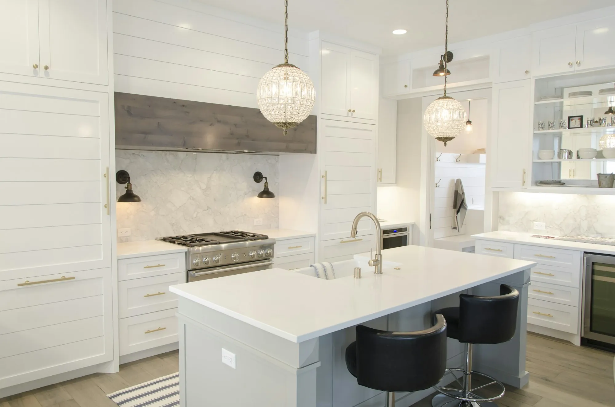 Renovated kitchen in a family home