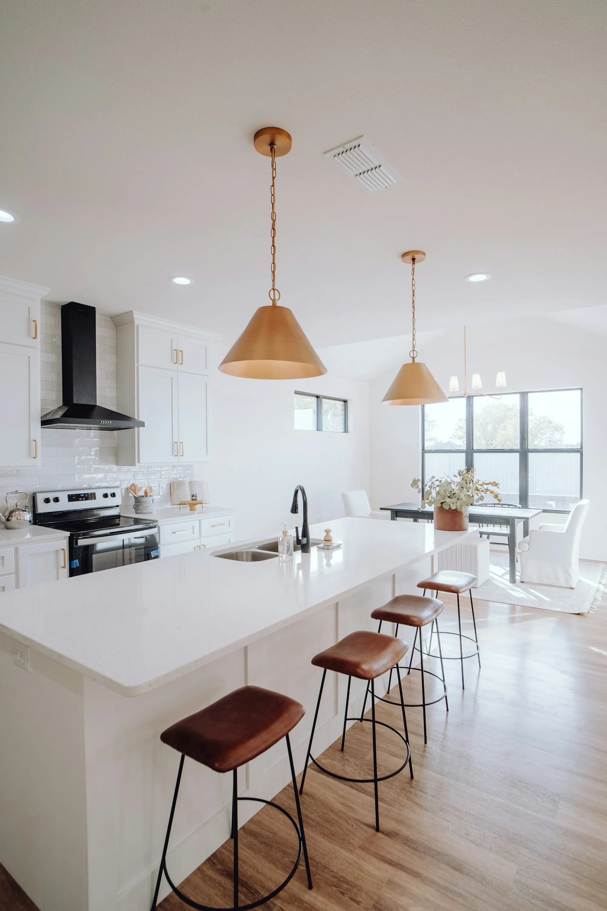 Updated kitchen with fresh finishes